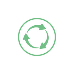 Recycle Green Icon Sign Symbol