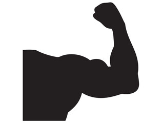 ARM MUSCLE SILHOUETTE