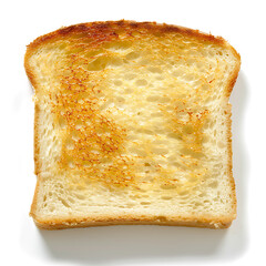 Golden-Brown Toasted Bread Slice