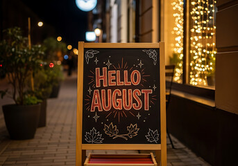 Hello August at Night City