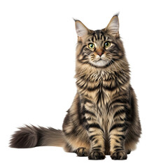 Fototapeta premium Majestic Maine Coon Cat Portrait.
