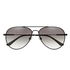 Fototapeta premium Black Aviator Sunglasses with Gradient Lenses.