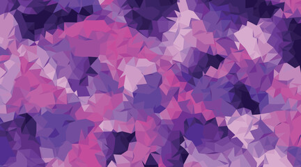 Jagged Geometric Shapes In Shades Of Purple And Pink
