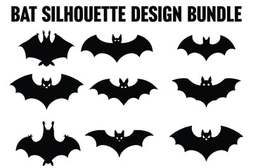 Black Bat Wings Vector Bundle