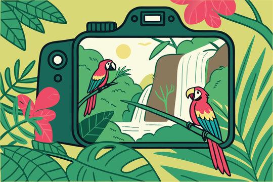 Tropical Camera Snapshot Scene