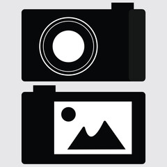 Camera icon set. camera in flat style icon. camera photography icon. video camera icon Isolated vector illustration on white background. eps10. 11