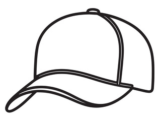 BASEBALL HAT SILHOUETTE