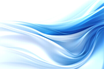 Obraz premium PNG Flowing blue fabric backgrounds abstract white.
