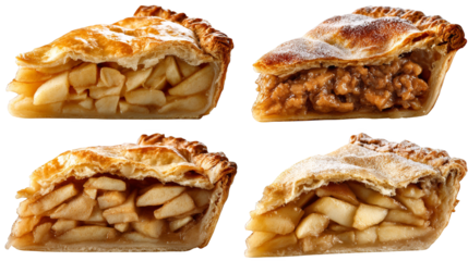 Delicious homemade apple pie, a culinary delight showcasing golden crust and warm filling.