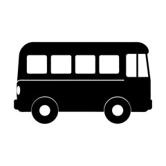 school bus isolated on white