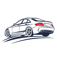 Naklejka premium car vector illustration