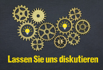 Lassen Sie uns diskutieren	
