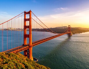 Fototapeta premium Golden Gate Bridge at Sunset (1)