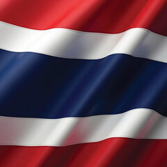 Naklejka premium waving flag of thailand