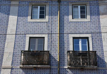 Azulejos, Lisbonne, Portugal. 