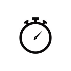 Stopwatch Icon Represents Time Management, Productivity, and Efficiency in Business or Personal Life Symbolizing Urgency and Deadlines