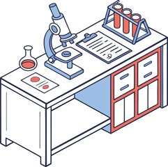 A vector illustration depicts a 3D isometric house design with an interior room plan and computer technology for smart home construction