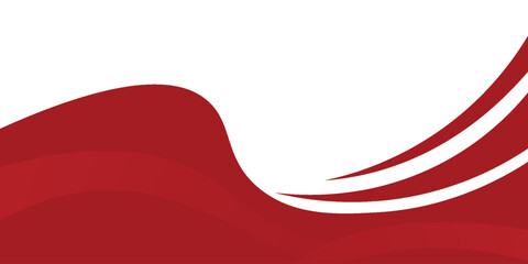 Red abstract wavy presentation background