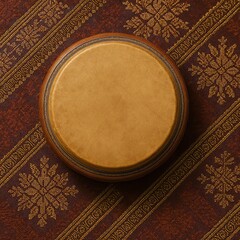 Vintage Malay Kompang in Traditional Cultural Settings