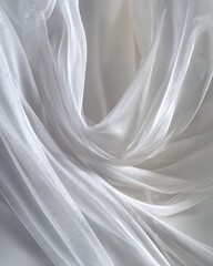 Obraz premium A close up of a white cloth