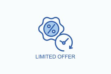 Limited Offer Icon Or Logo Isolated Vector Illustration