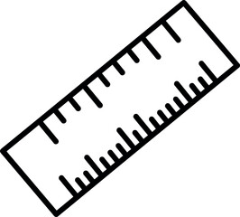 Simple ruler icon measurement tool