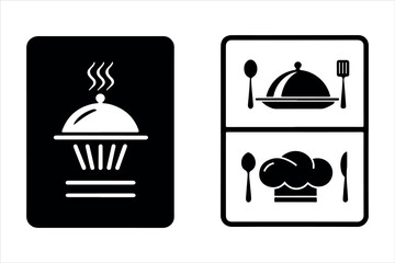 menu Restaurant Icon Set Vector Illustration Design Collection