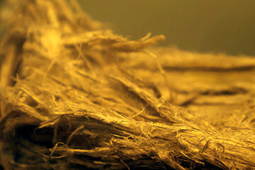 asbestos Mineral Fibers detail close up