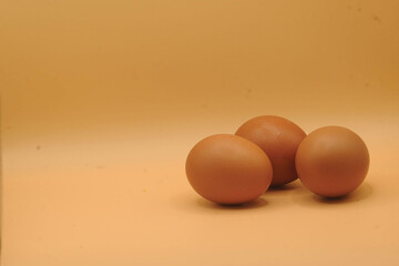 eggs on a white background