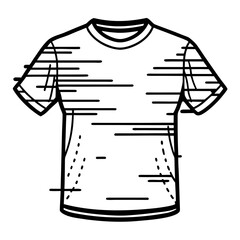 Glitch Style T-Shirt Vector
