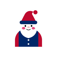 santa claus vector art illustration