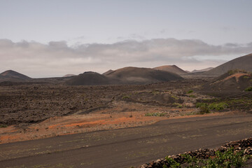Viñedos tradicionales en La Geria, Lanzarote
