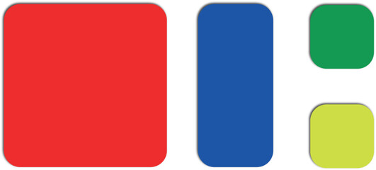 Hand-Drawn Square and Rectangular Sketch Frames – Grungy Pencil Outline Doodle Borders for School Drafts and Creative Projects with Shadow Shape

