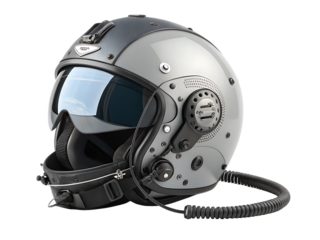 pilot s helmet isolated on white background PNG, AI GENERATED