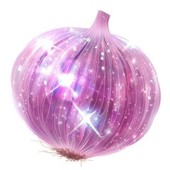 Sparkling purple onion