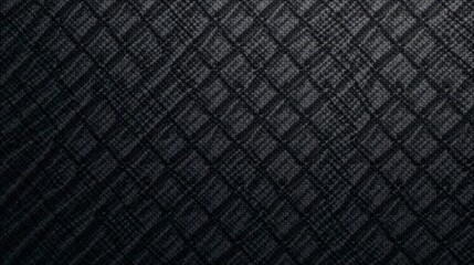 Dark Gray Textured Fabric with Diagonal Pattern, Ideal for Backgrounds and Design Projects