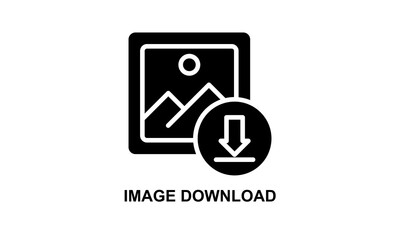 Image Download Vector Icon Isolated On White Background