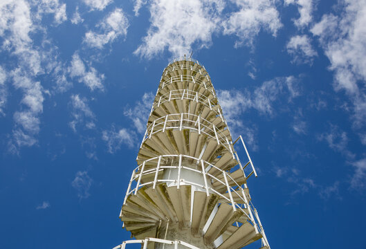Low Angle Spiral Staircase Tower