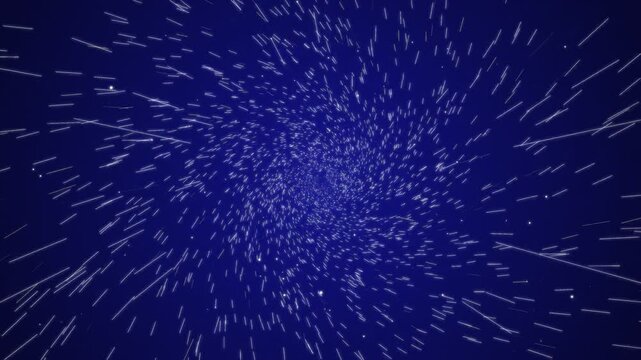 A bright neon hyperspeed jump to another universe with speeding light trails. person perspective of hyperspace jump, warp speed space travel, futuristic travel concept, graphic resource, filmic .