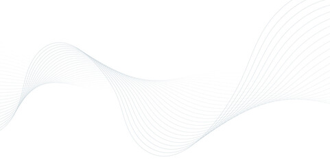 Abstract wavy lines Isolated background design. Wave modern stream transparent background.
