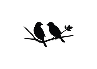 birds on a branch