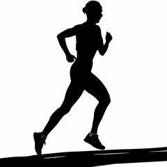 Chasing Miles Runner's Silhouette Life