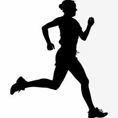 Chasing Miles Runner's Silhouette Life