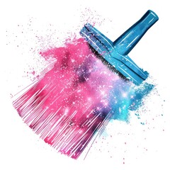 Abstract paintbrush explosion (1)