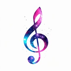 Colorful musical note design (1)
