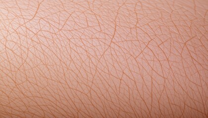 Fototapeta premium Closeup Human Skin Texture Against Neutral Background