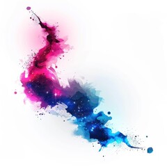 Abstract cosmic splatter artwork