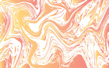 Abstract Orange Marble texture background. Orange and white mixing oil paint texture. Orange Marbleized Stripes With marble ink texture. Splash of paint. Colorful liquid. 