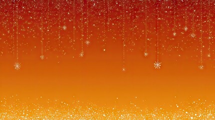 A warm, festive background with falling snowflakes.