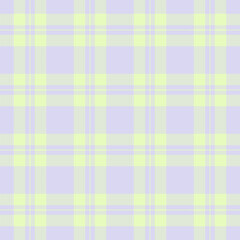 Vintage texture pattern tartan, tattersall check background fabric. Checked plaid textile seamless vector in light and white colors.